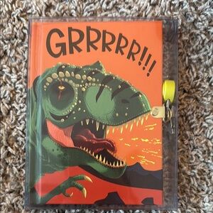 New in packaging- Dinosaur locking Notebook or Journal